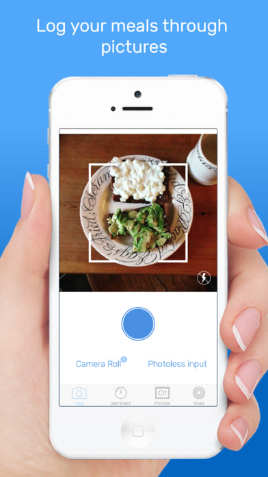 Smart Food Diary: Tracking Screen 