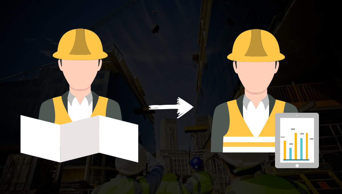 Construction workers shifting from web app to mobile app 