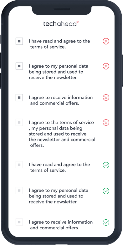 user personal data
