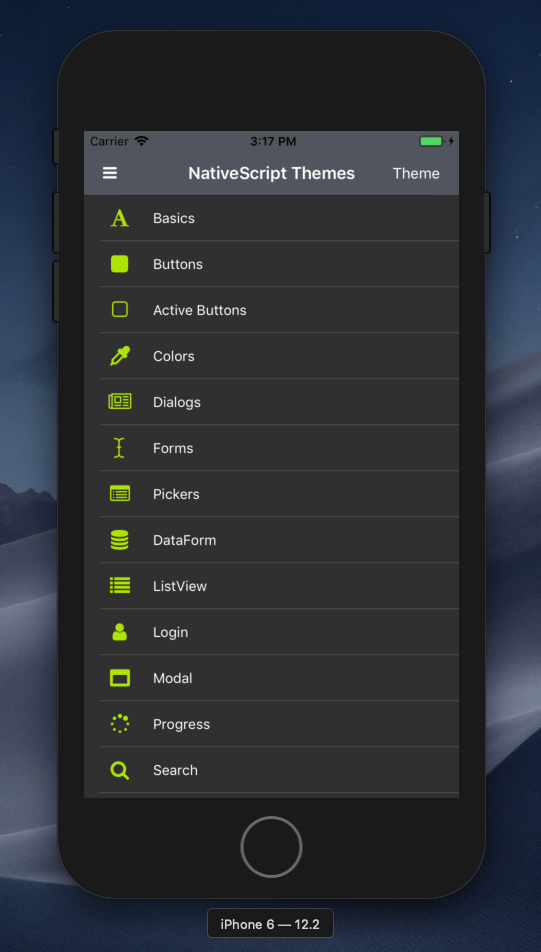 NativeScript 6.0 releases with Dark Theme
