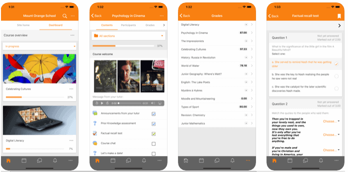 Moodle app