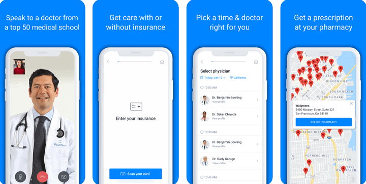 PlushCare-Best Online Healthcare Apps