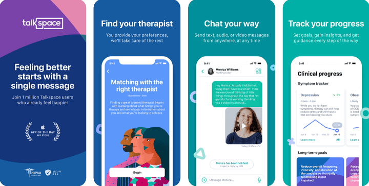 Talkspace-Best Online Healthcare Apps