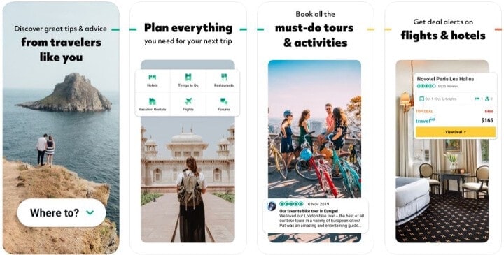 TripAdvisor mobile app