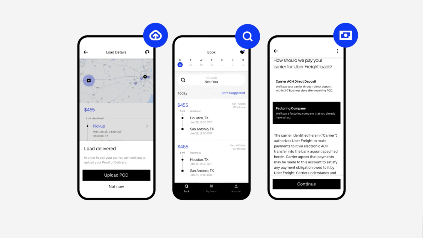 Uber Freight UI-UX